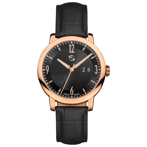 Мужские наручные часы Mercedes-Benz Men's Watch, Classic Gold Mark 2, Rosé Gold / Black