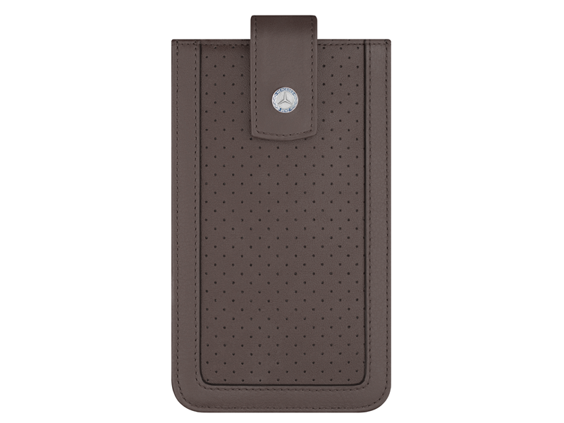 Чехол для iPhone 7 Mercedes-Benz Cover for iPhone® 7, Classic, Brown, артикул B66045015Официальная коллекция Mercedes, 2017 год