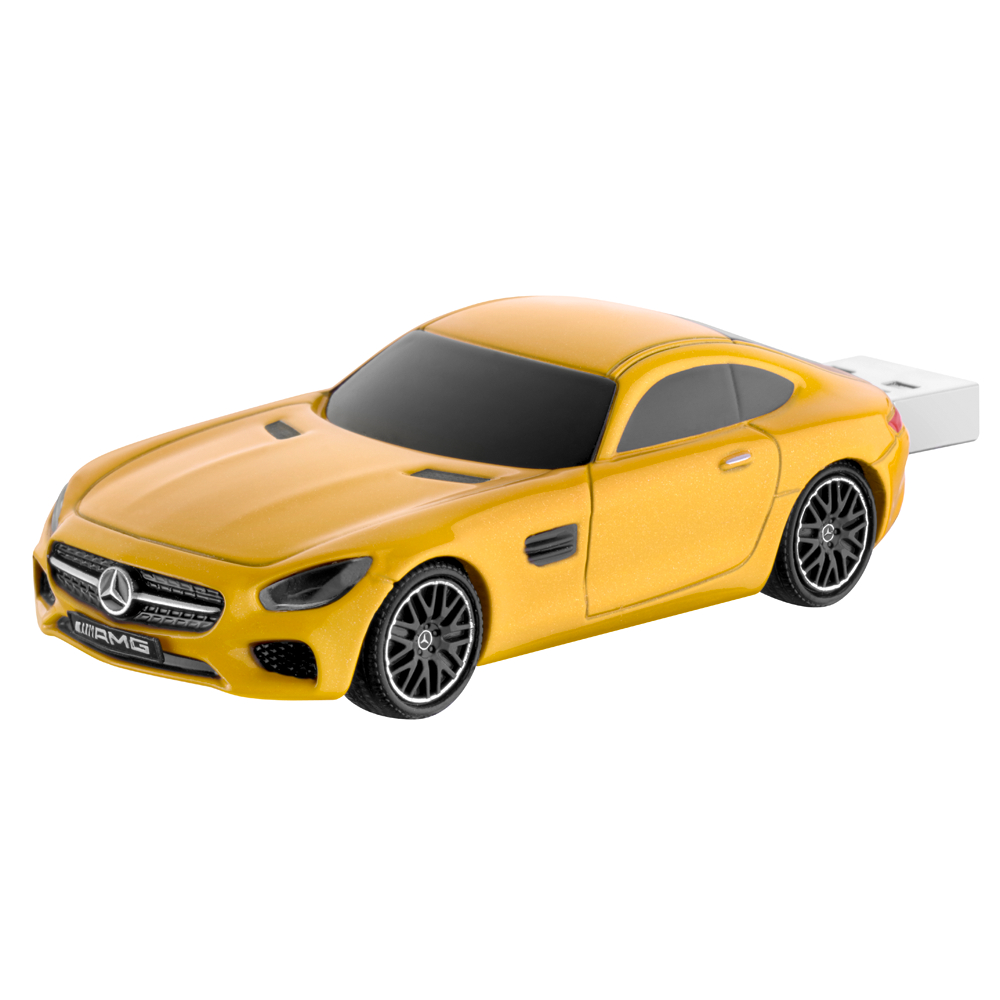 Флешка Mercedes-Benz USB stick AMG GT, AMG solarbeam, 16GB, артикул  B66952802Официальная коллекция Mercedes, 2016 год