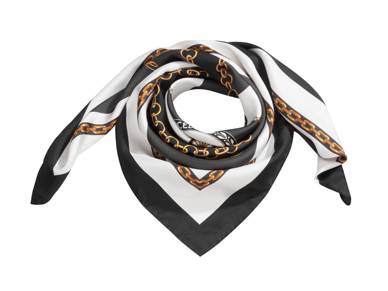 Женский шелковый платок Mercedes-Benz Women's Silk Scarf, артикул B66043022Официальная коллекция Mercedes, 2015 год
